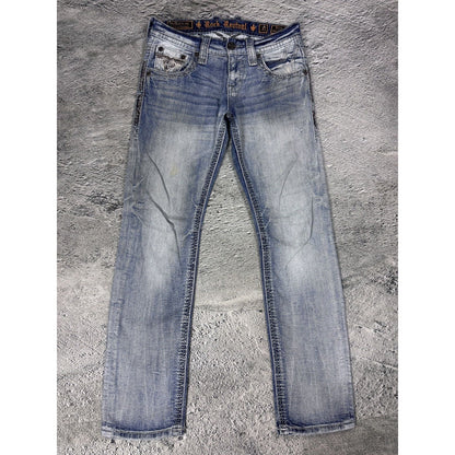 Rock Revival Povey vintage light blue jeans Y2K