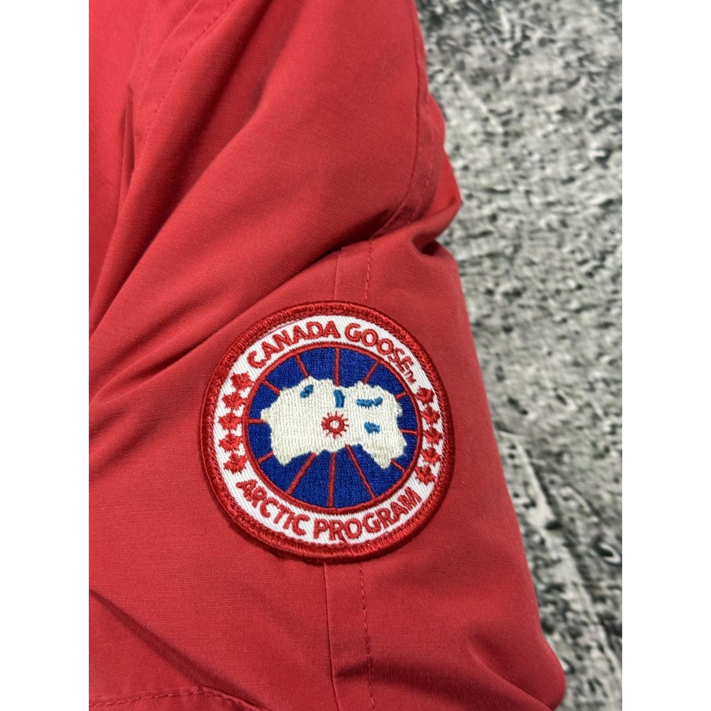 Canada Goose vintage red chilliwack bomber jacket puffer
