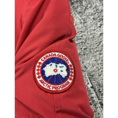Canada Goose vintage red chilliwack bomber jacket puffer