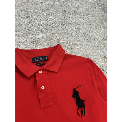 Polo Ralph Lauren vintage longsleeve rugby red big pony