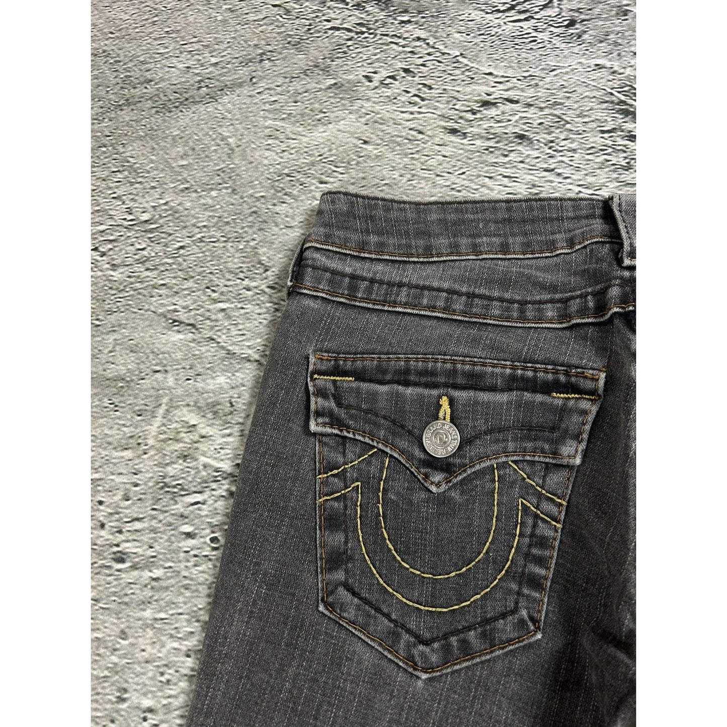 True Religion jeans vintage grey Billy flared