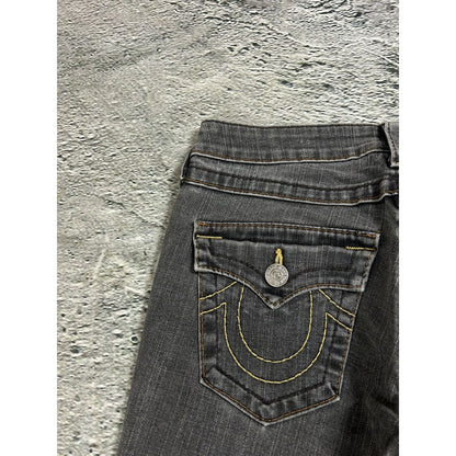 True Religion jeans vintage grey Billy flared