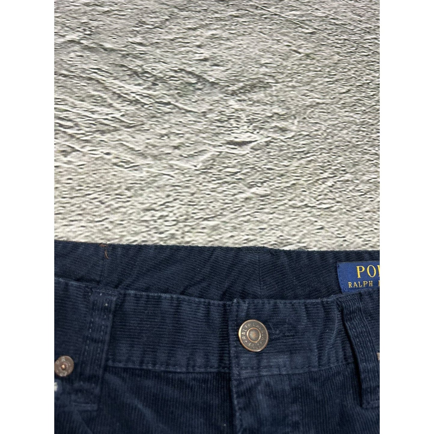 Polo Ralph Lauren navy corduroy pants vintage style cords