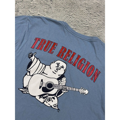 True Religion blue T-shirt logo California