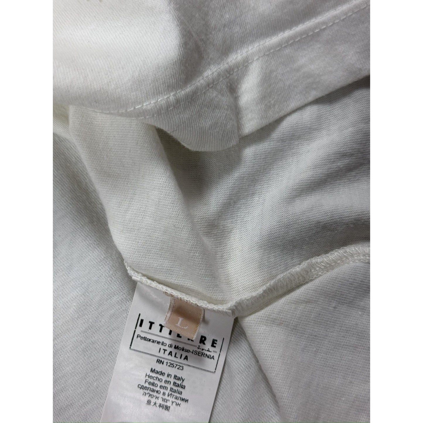 Galliano t-shirt white big logo women floral