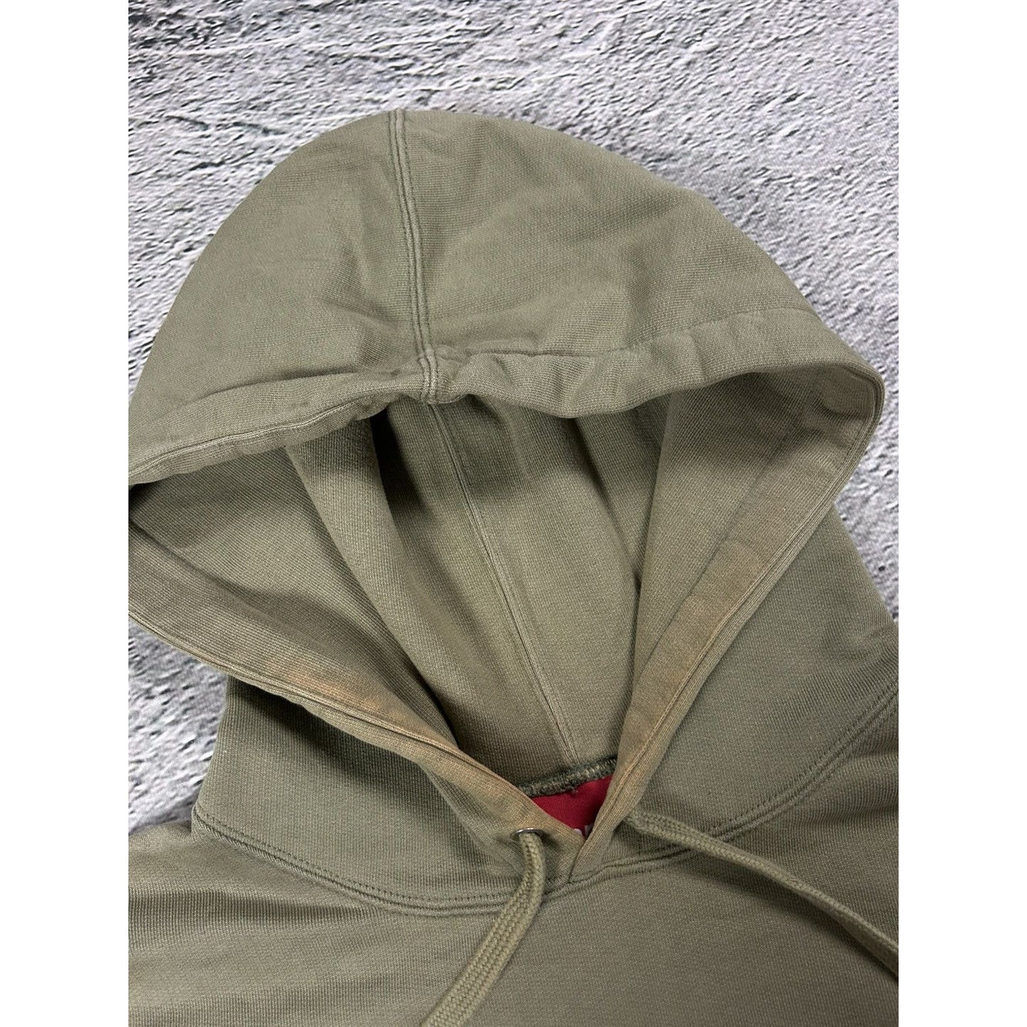 Supreme hoodie chainstitch Picasso FW18 Olive green