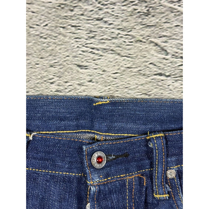 Evisu jeans daicock camo big logo hand painted Y2K