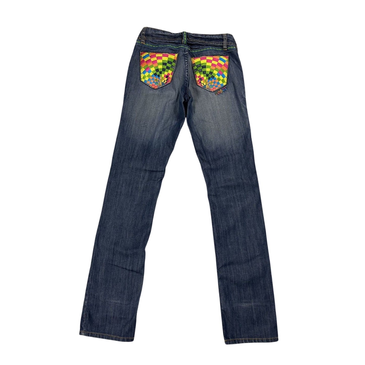 Coogi bootcut jeans embroidery big logo Y2K denim pants