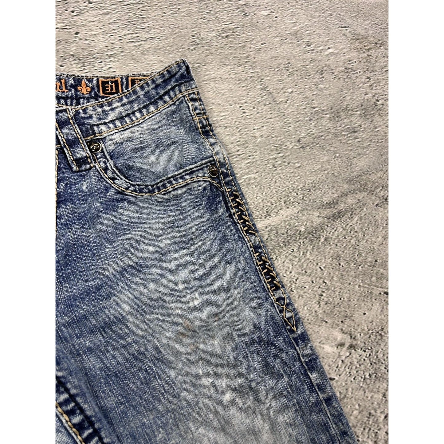 Rock Revival vintage blue jeans Y2K flared