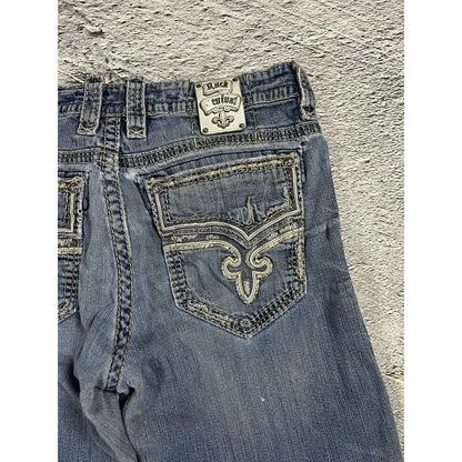 Rock Revival Rogue washed jeans Y2K flared Bootcut