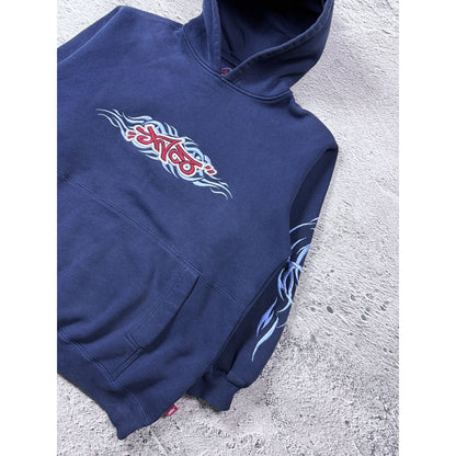 JNCO Hoodie Y2K vintage blue navy big logo