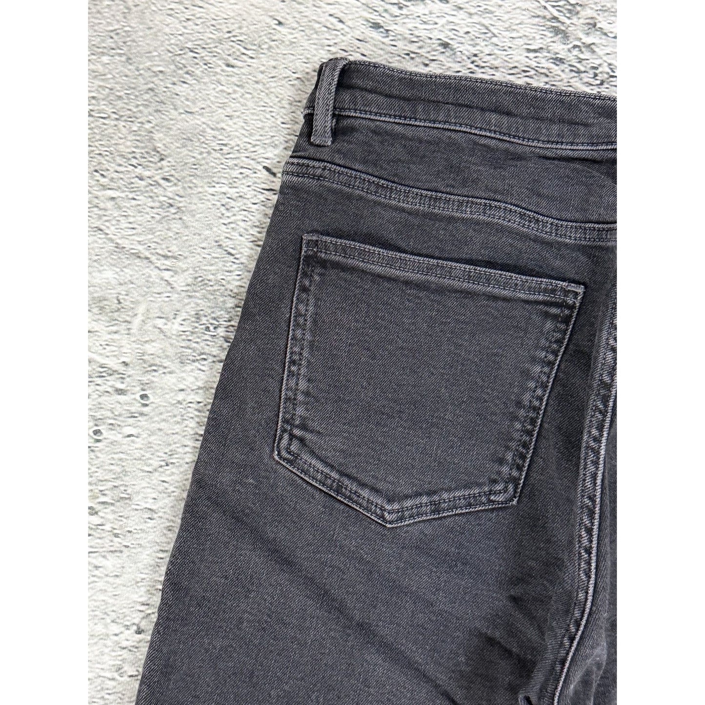Arket flared black washed jeans Y2K basic bootcut