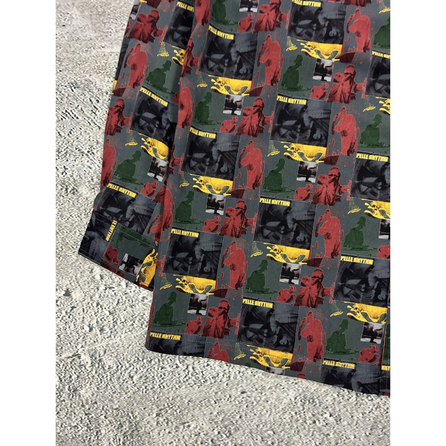 Pelle Pelle vintage full print Shirt button up music rhytm