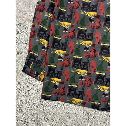 Pelle Pelle vintage full print Shirt button up music rhytm