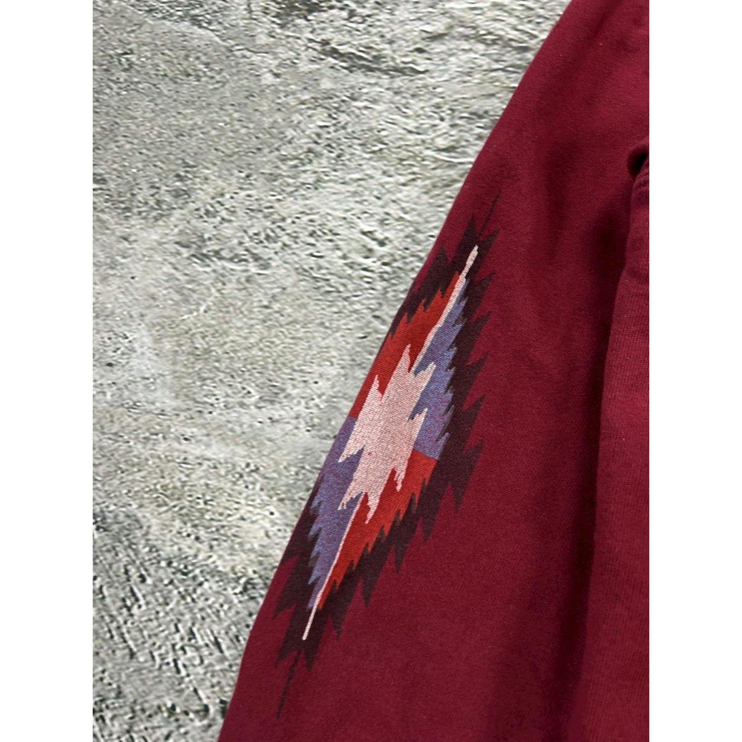 True Religion vintage red zip hoodie Indian Y2K