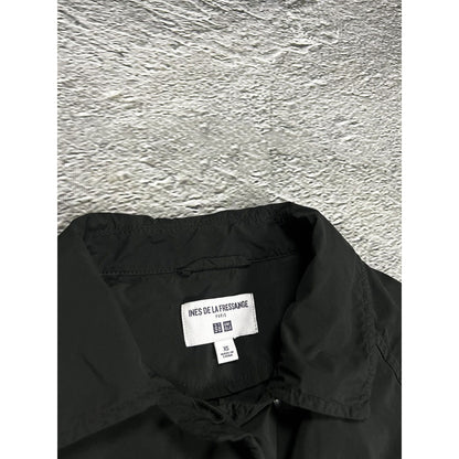 Uniqlo Ines De La Fressange black nylon coat jacket