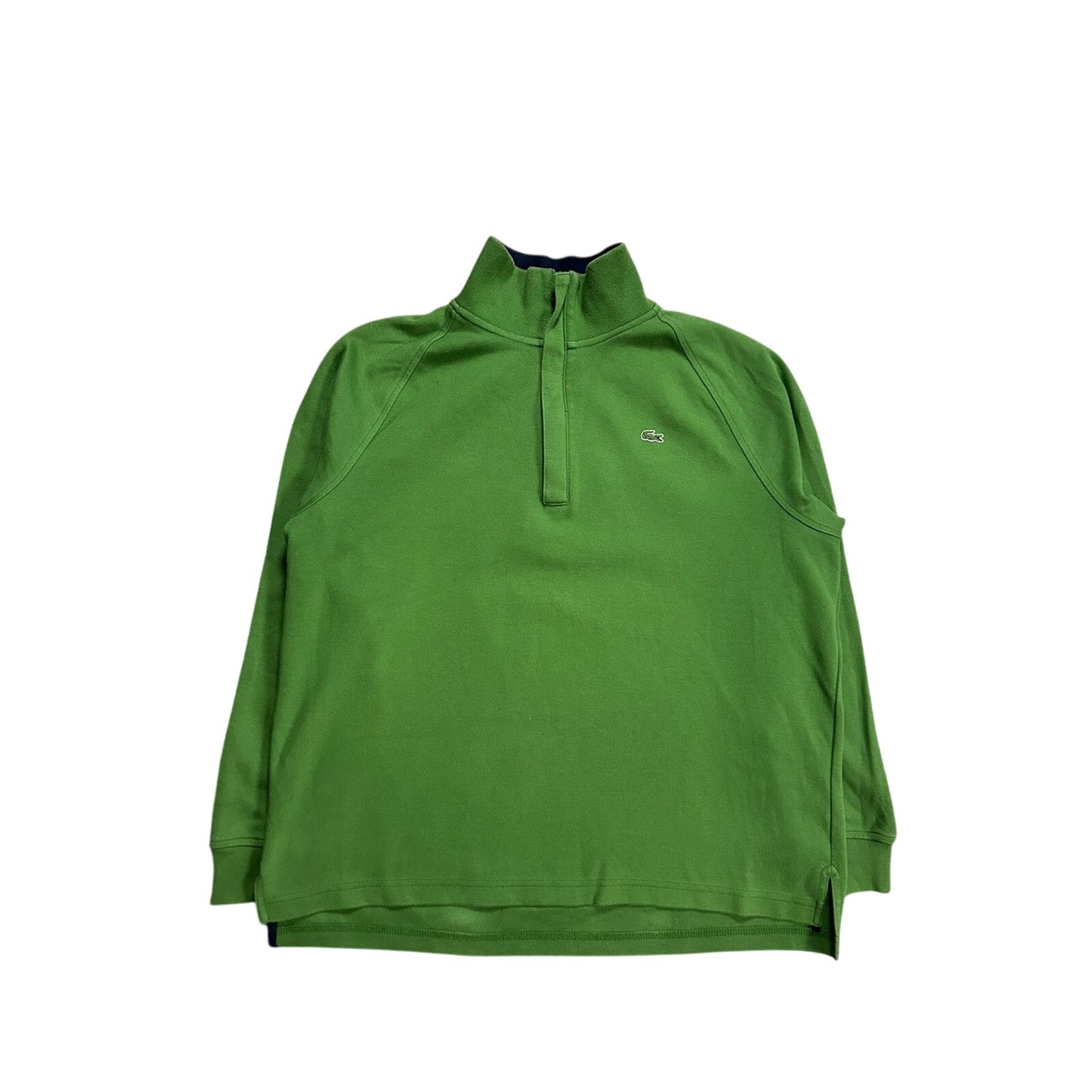 Lacoste green sweatshirt half-zip