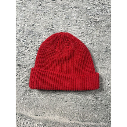 Supreme Beanie Red logo