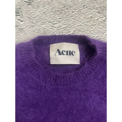 Acne Studios Lia Angora PAW12 sweater purple vintage