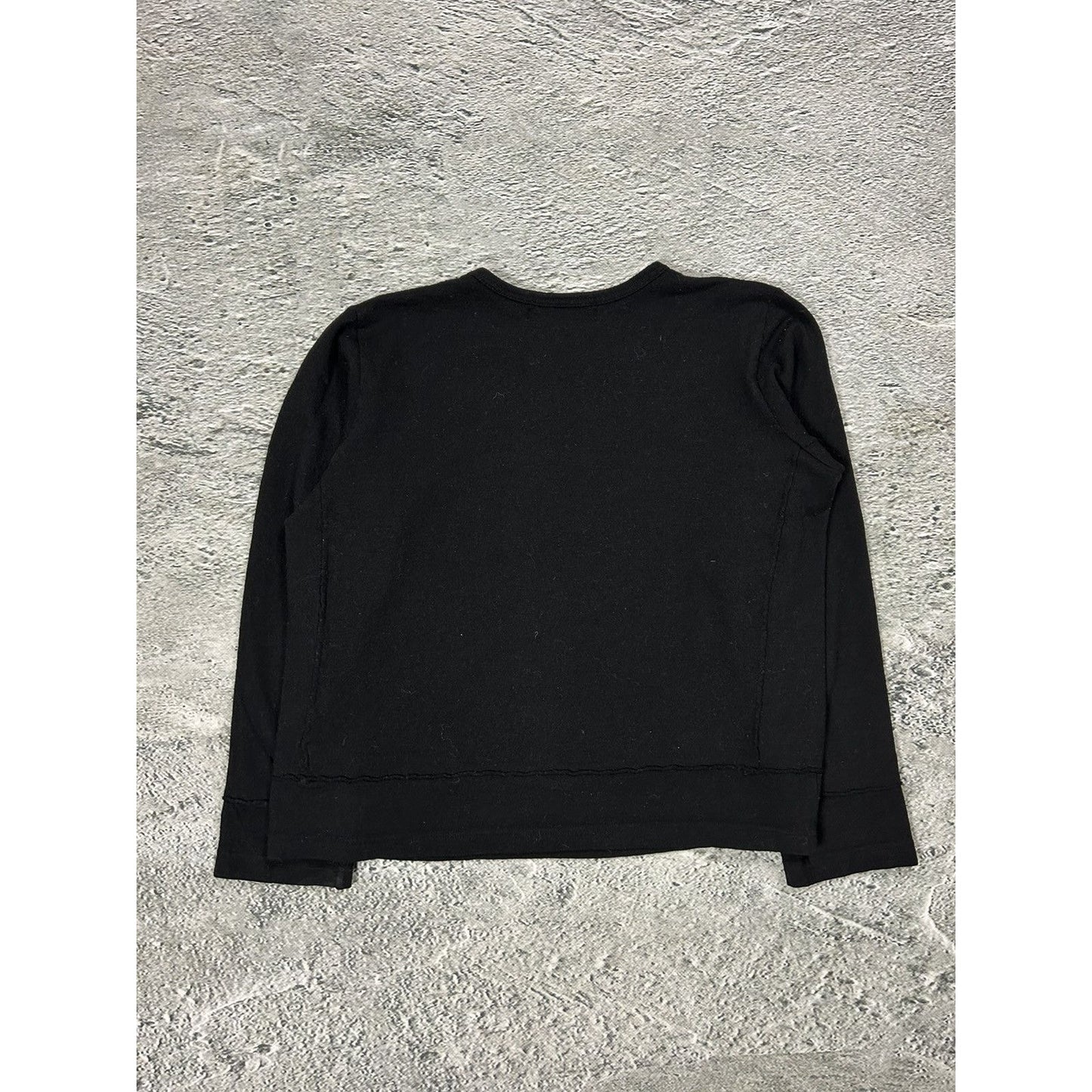 Comme Des Garcons x HM wool sweater Japanese boxy fit black