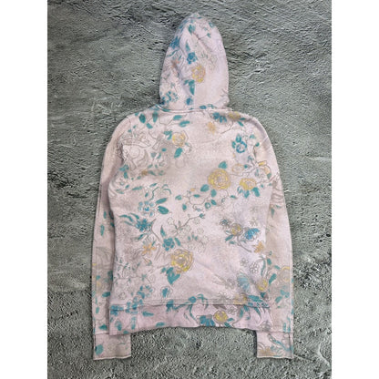 Y2K zip hoodie pink edc esprit Ed Hardy style