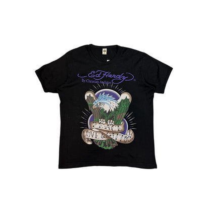 Ed Hardy By Christian Audigier vintage Black t-shirt Eagle