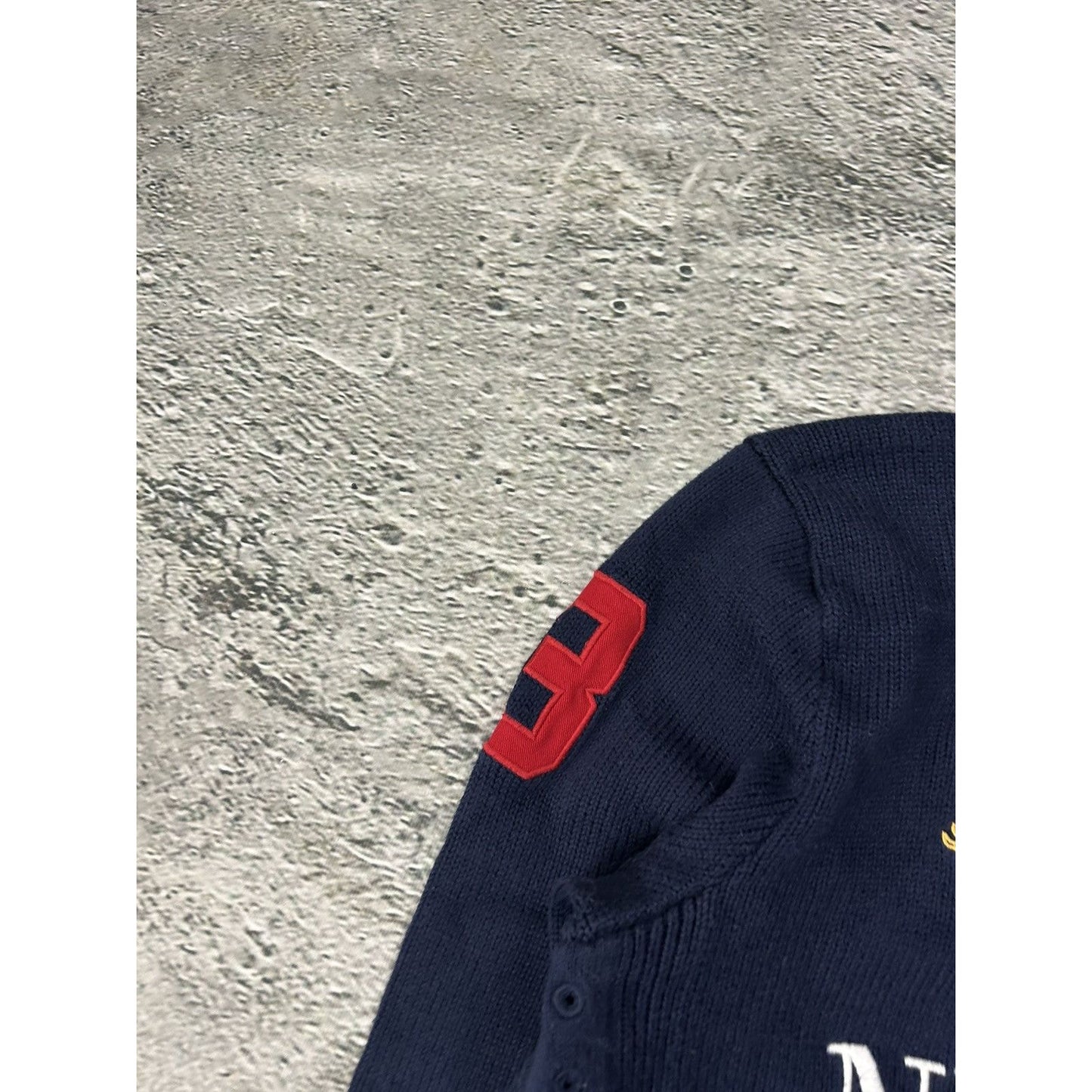 Chief Keef Polo Ralph Lauren zip sweater New York navy