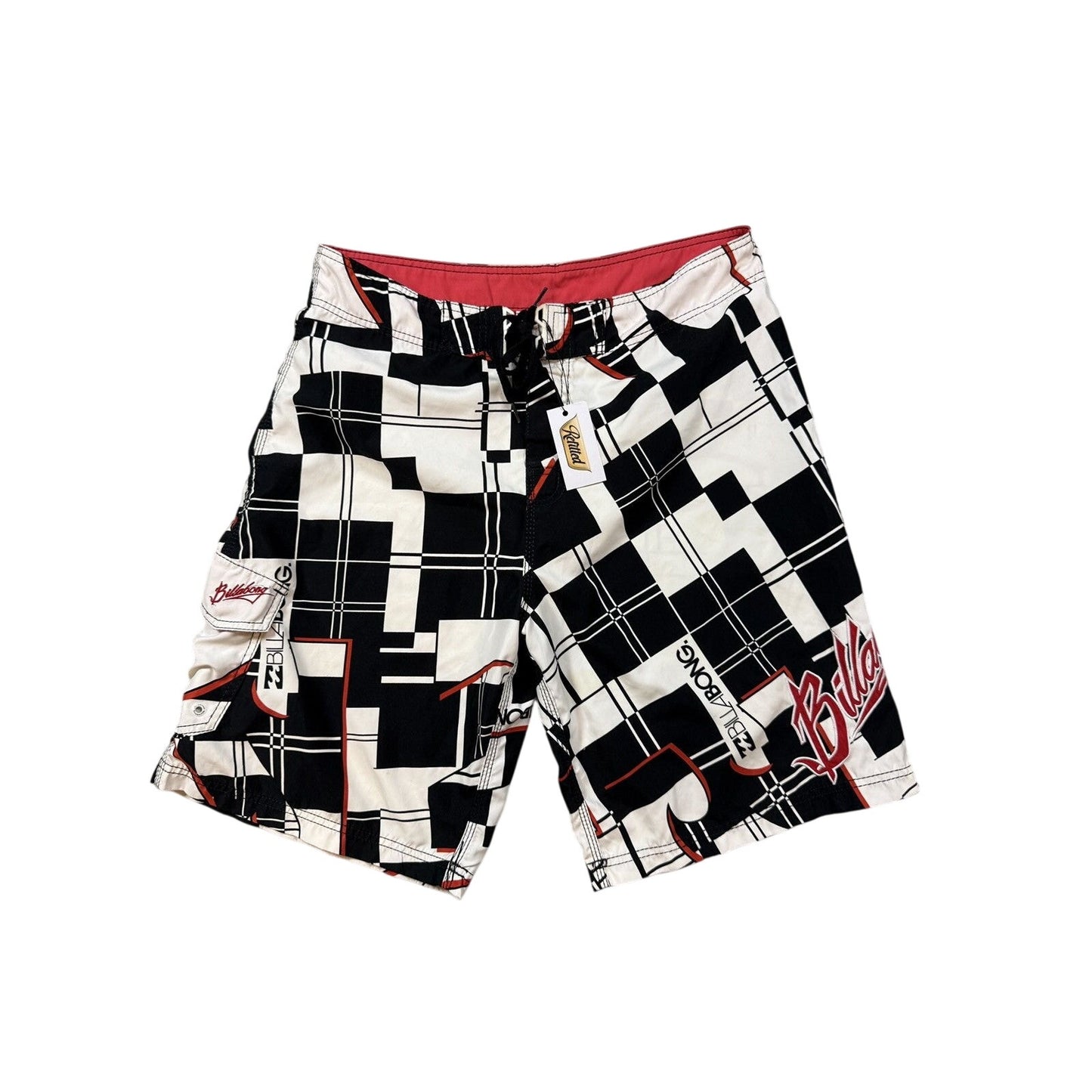 Billabong surf shorts checkerboard vintage