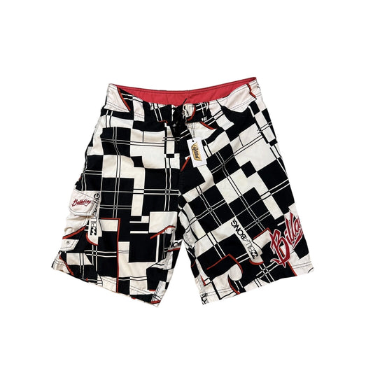 Billabong surf shorts checkerboard vintage