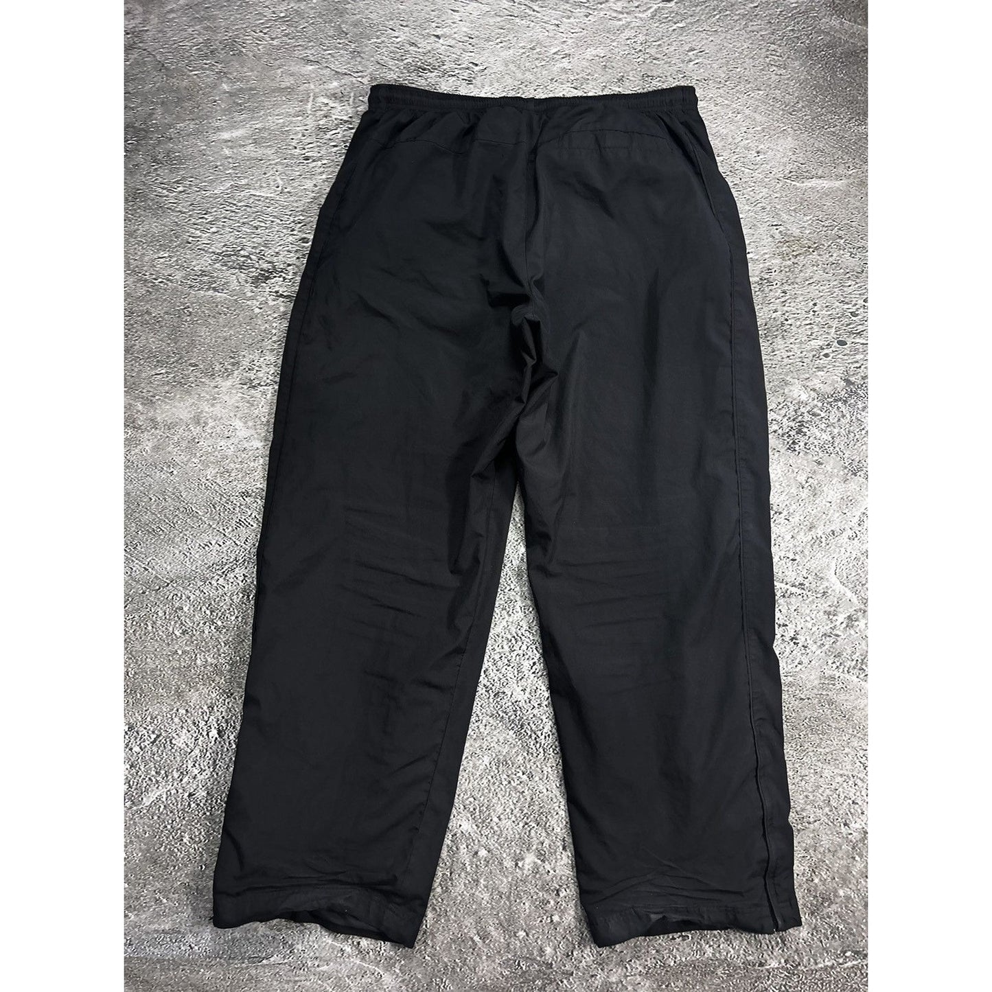 Nike vintage black track pants small swoosh logo 2000s