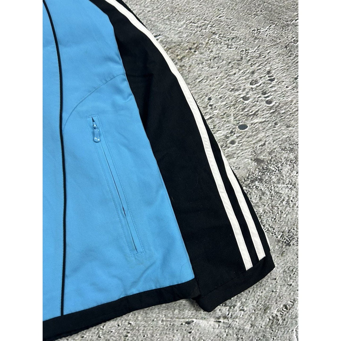 Marseille Adidas track suit black blue pants jacket vintage