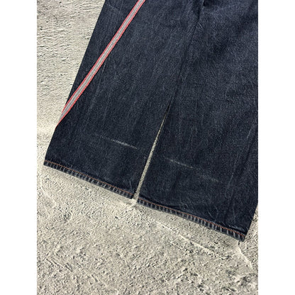Evisu jeans vintage handpainted seagull inside out selvedge
