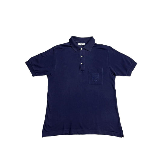 Celine vintage polo T-shirt navy small logo 90s