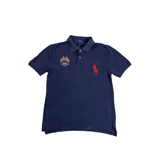 Chief Keef Polo Ralph Lauren vintage navy polo USA T-shirt