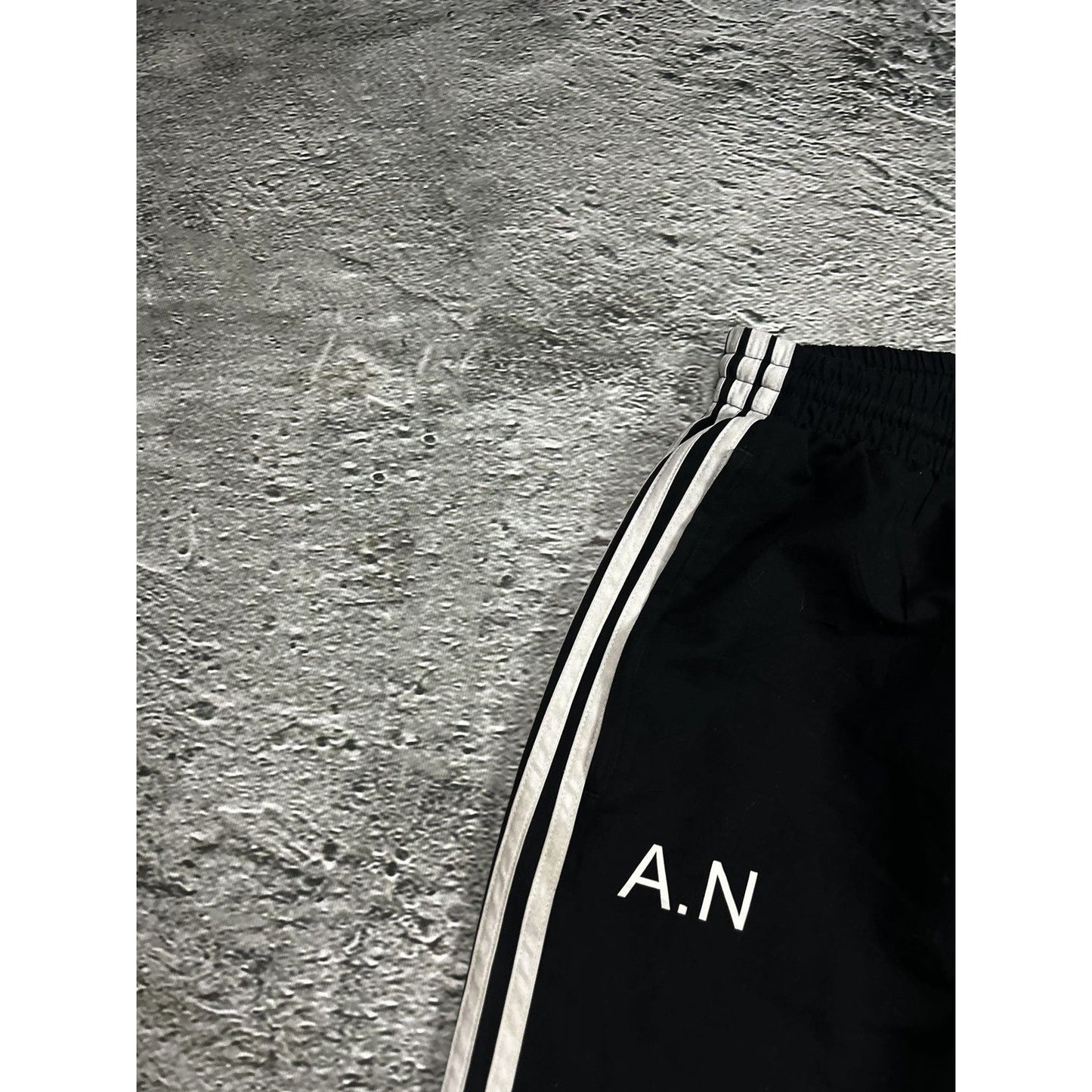 Adidas vintage grey nylon track pants drill Y2K