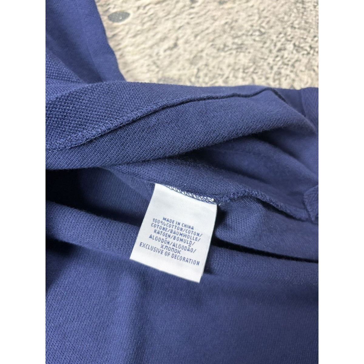 Chief Keef Polo Ralph Lauren New York navy blue Polo T-shirt