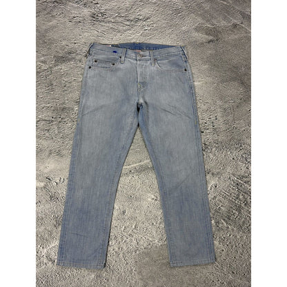 True Religion Rocco jeans vintage denim pants slim baby blue