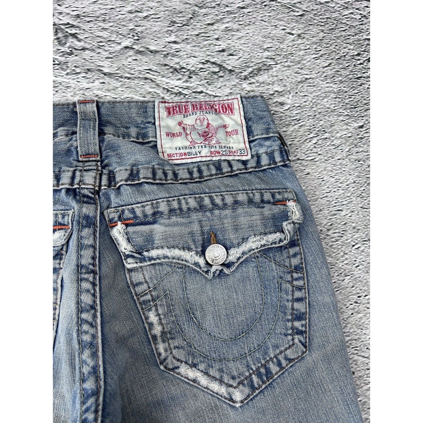 True Religion Billy jeans vintage denim pants flared