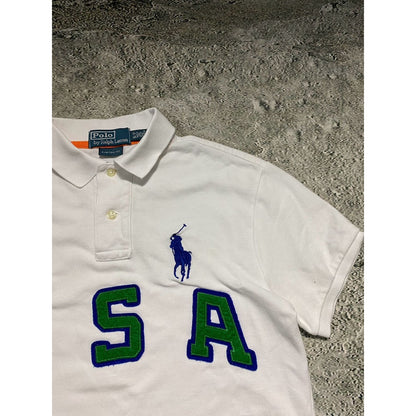 Chief Keef Polo Ralph Lauren vintage white USA big pony