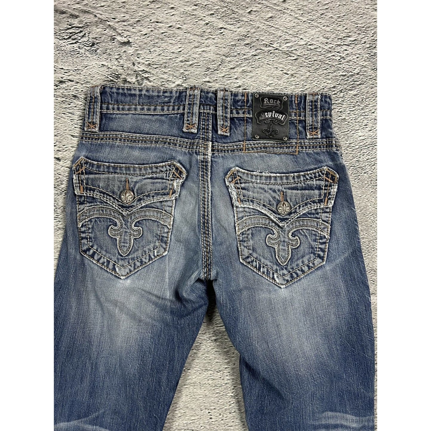 Rock Revival vintage blue jeans Y2K flared