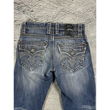 Rock Revival vintage blue jeans Y2K flared