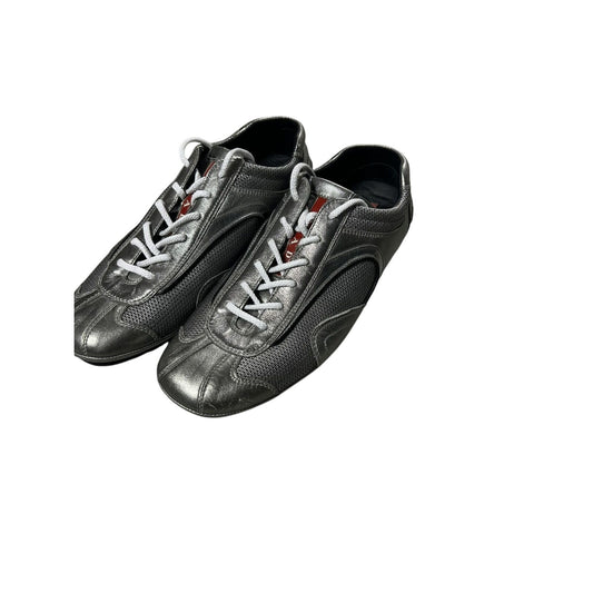 Prada Montecarlo shoes Silver low top Monte Carlo vintage