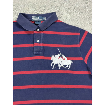 Chief Keef Polo Ralph Lauren big pony striped navy red