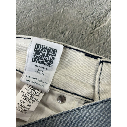 True Religion grey jeans contrast stitching Y2K straight