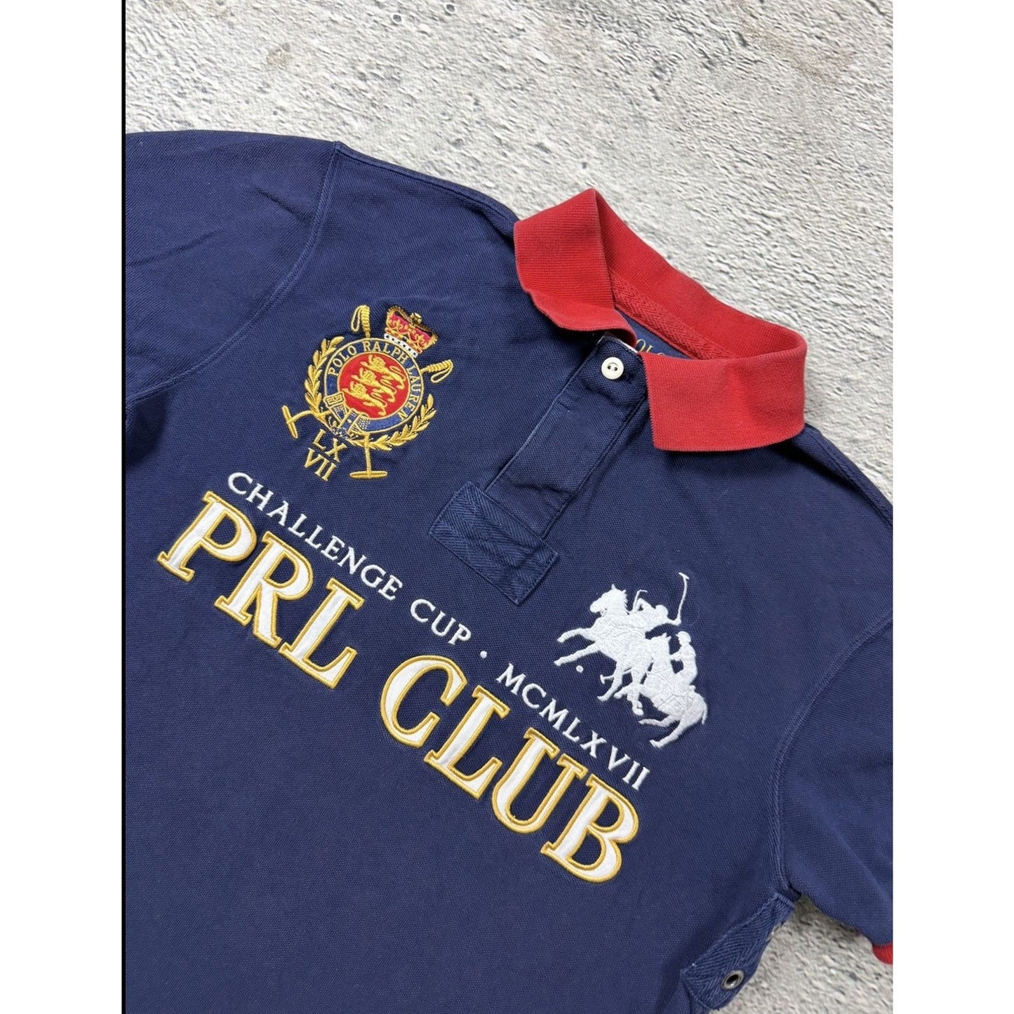 Chief Keef Polo Ralph Lauren navy PRL Club Double Big Pony