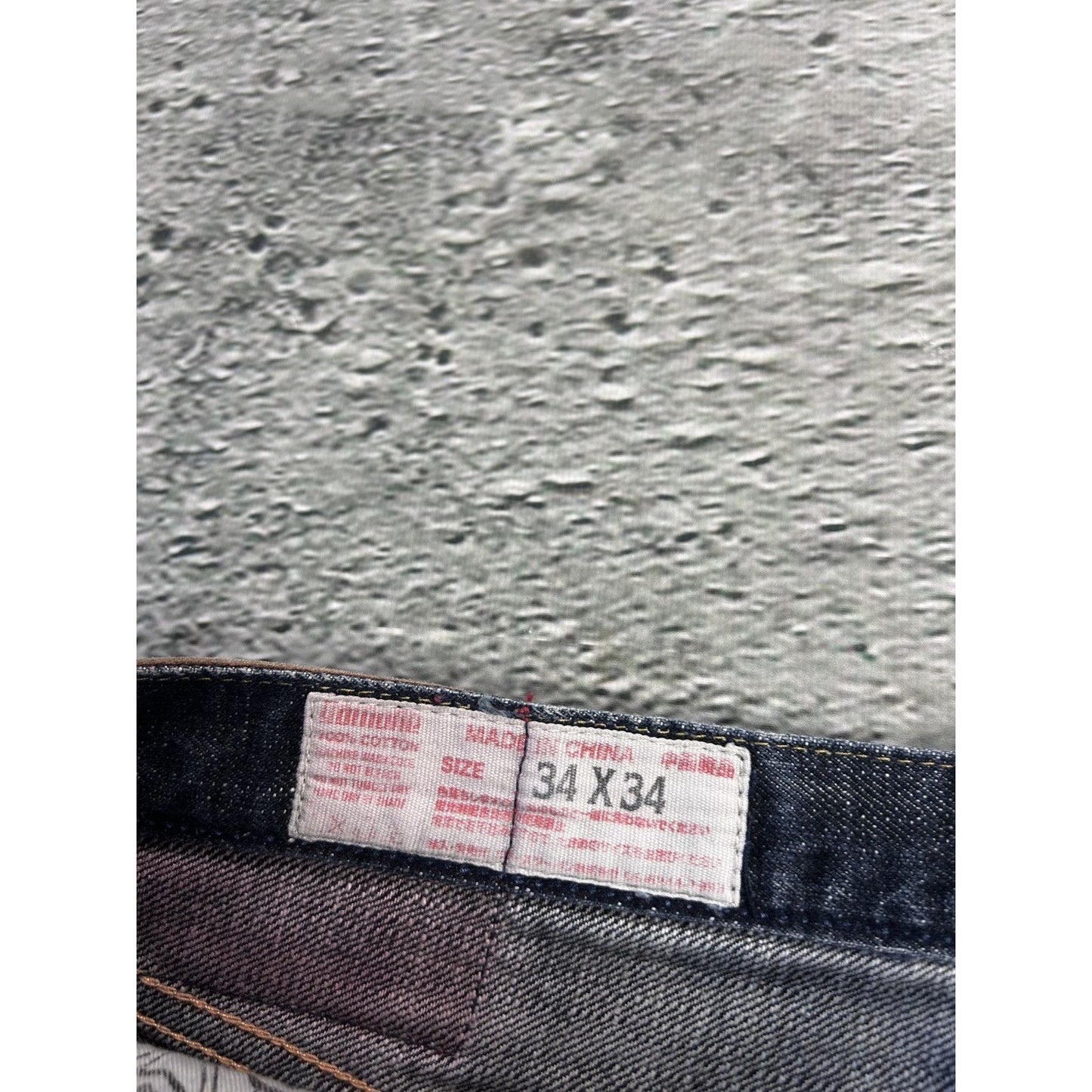 Evisu Yamane jeans vintage selvedge embroidery seagull Y2K