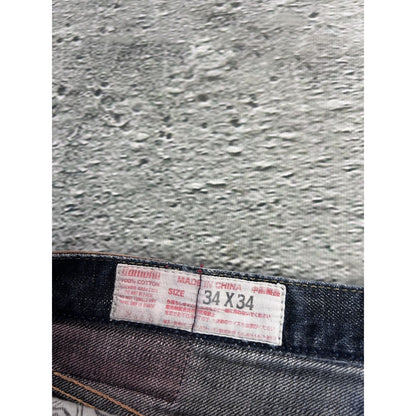 Evisu Yamane jeans vintage selvedge embroidery seagull Y2K