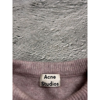 Acne Studios mohair sweater dramatic moh pink