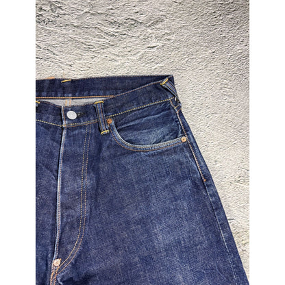 Evisu jeans daicock blue big logo selvedge denim