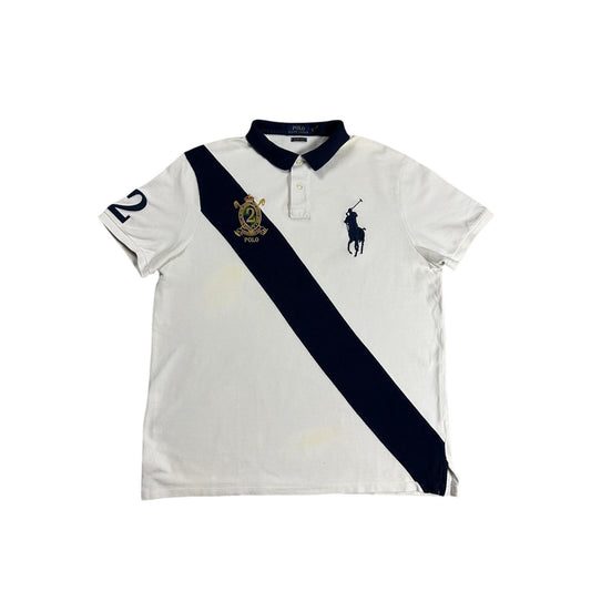 Chief Keef Polo Ralph Lauren vintage big pony white navy